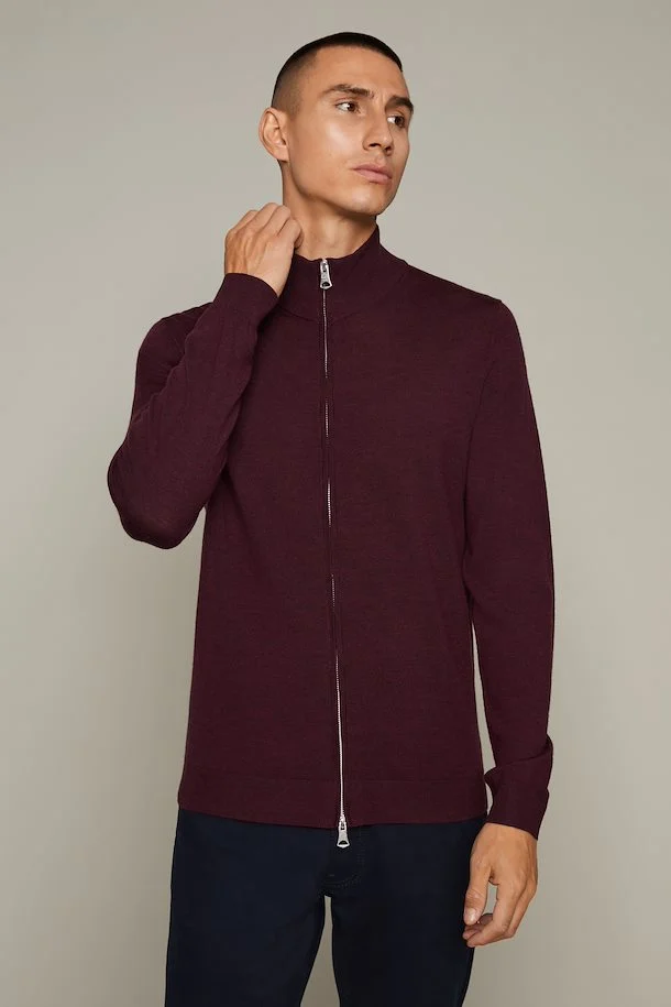 matinique mason cardigan zip merinoull