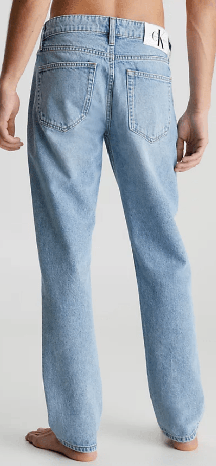 calvin klein authentic straight jeans stentvätt