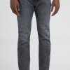 lee jeans rider slimfit denim grå mellanhög