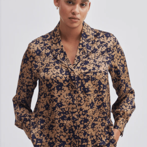 second female vincent shirt blus viskos mönster