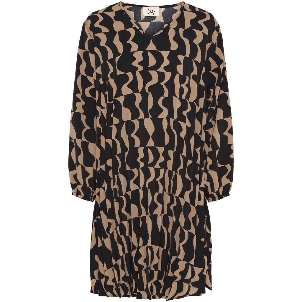 isay bitten pleat dress klänning