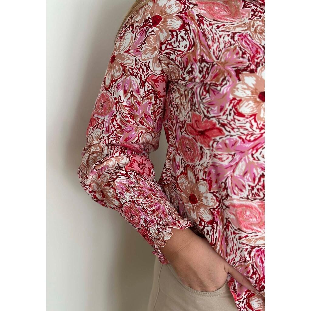 gyta smock blus viskos shirt smock 56693