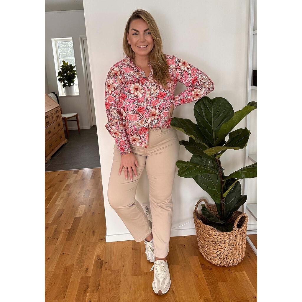 gyta smock blus viskos shirt smock 56693