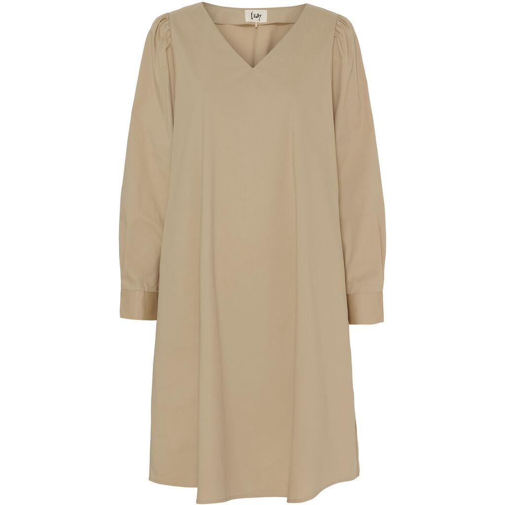 sigga v-neck dress klänning bomull puffärm 57341