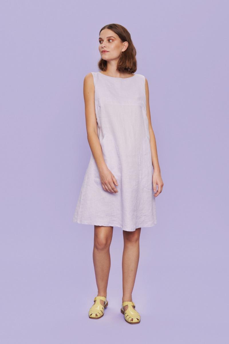 bittekairand_hs24_14037 bitte kai rand airy linen ärmlös klänning dress lin 14037
