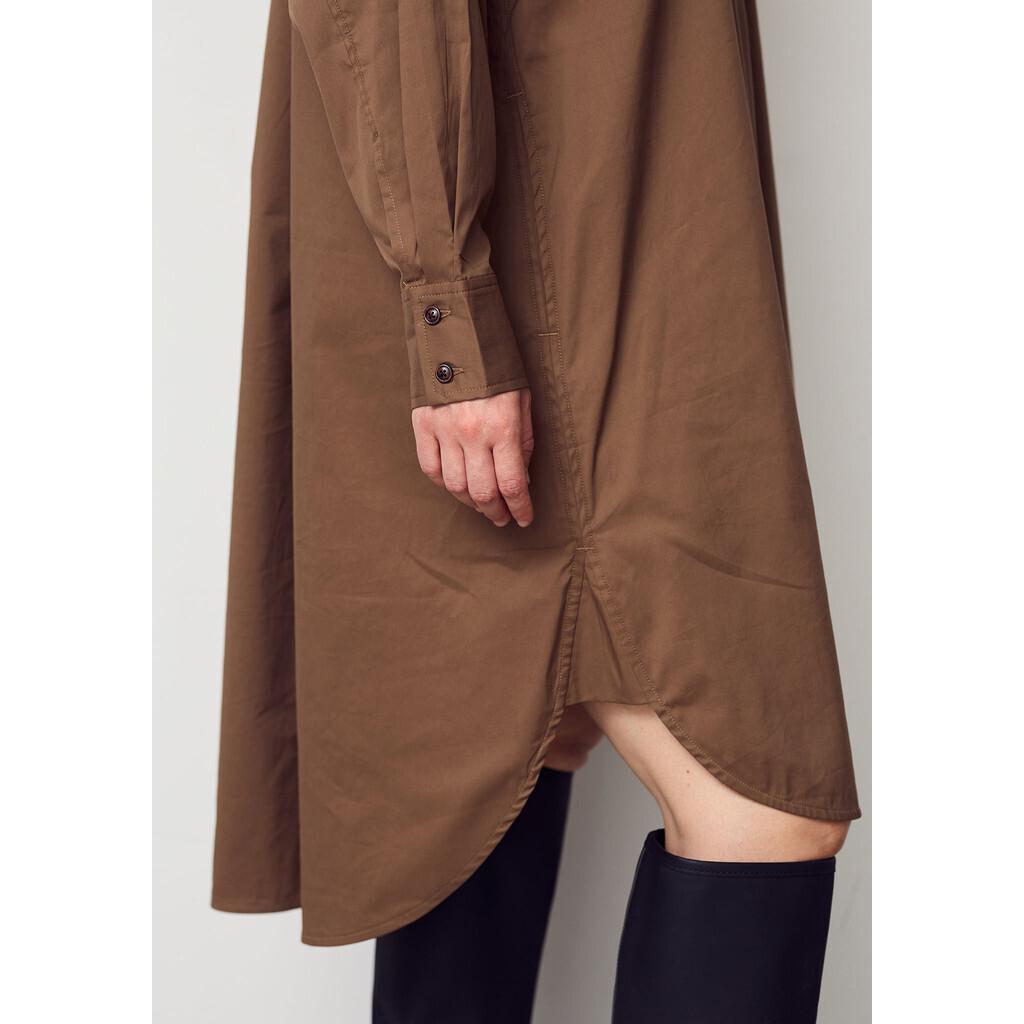 57016 Sigga Dress 391 Cafe Latte Detalje isay sigga dress skjorta klänning bomull krage 57016