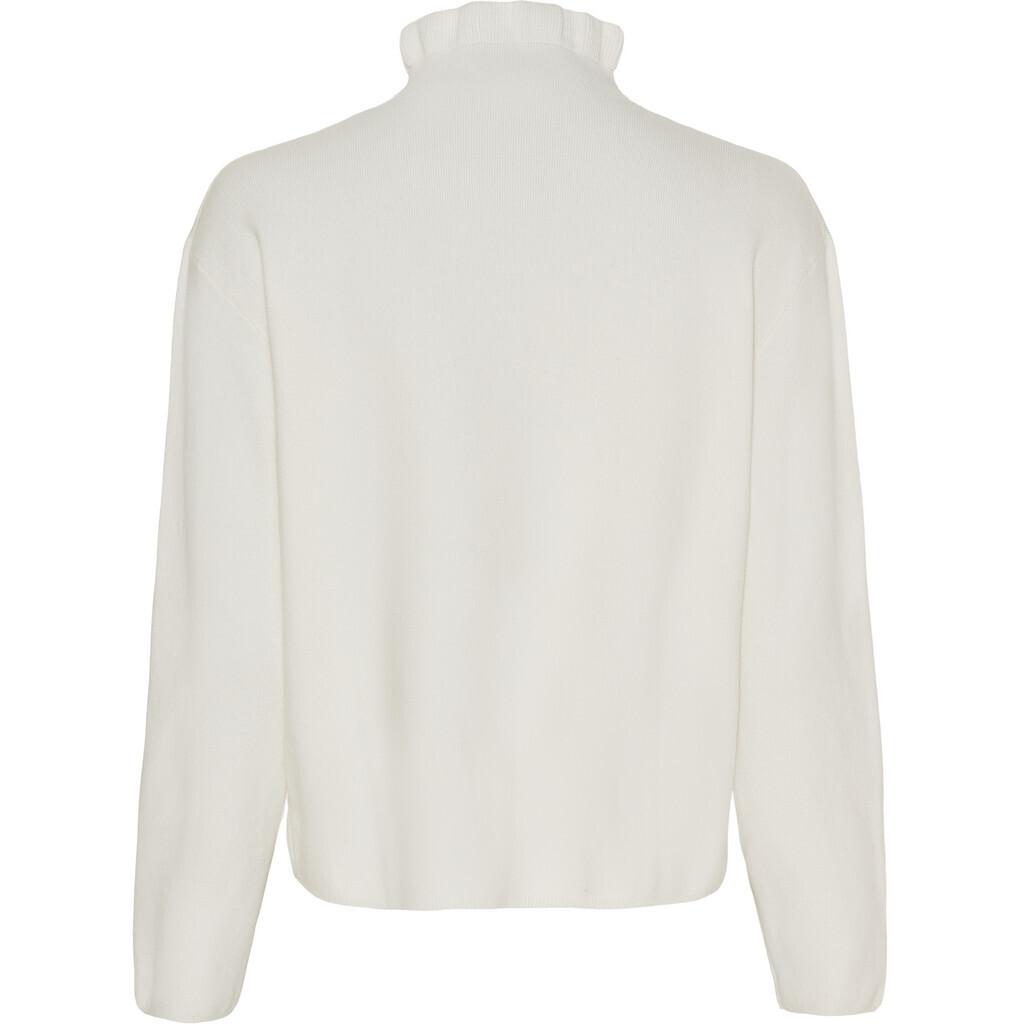 isay frigga flounce knit tröja polo stickad bomull 57447