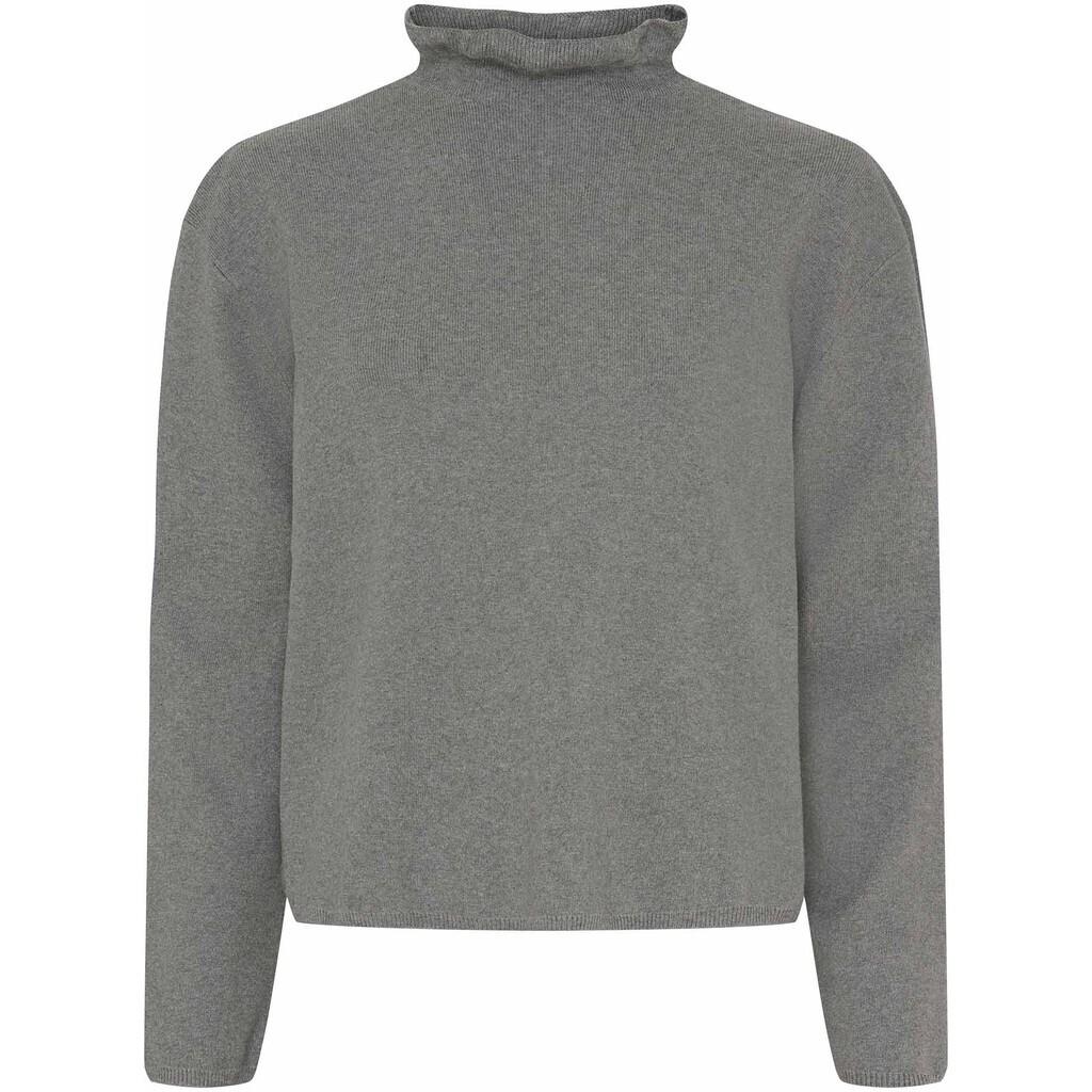 isay frigga flounce knit tröja polo stickad bomull 57447