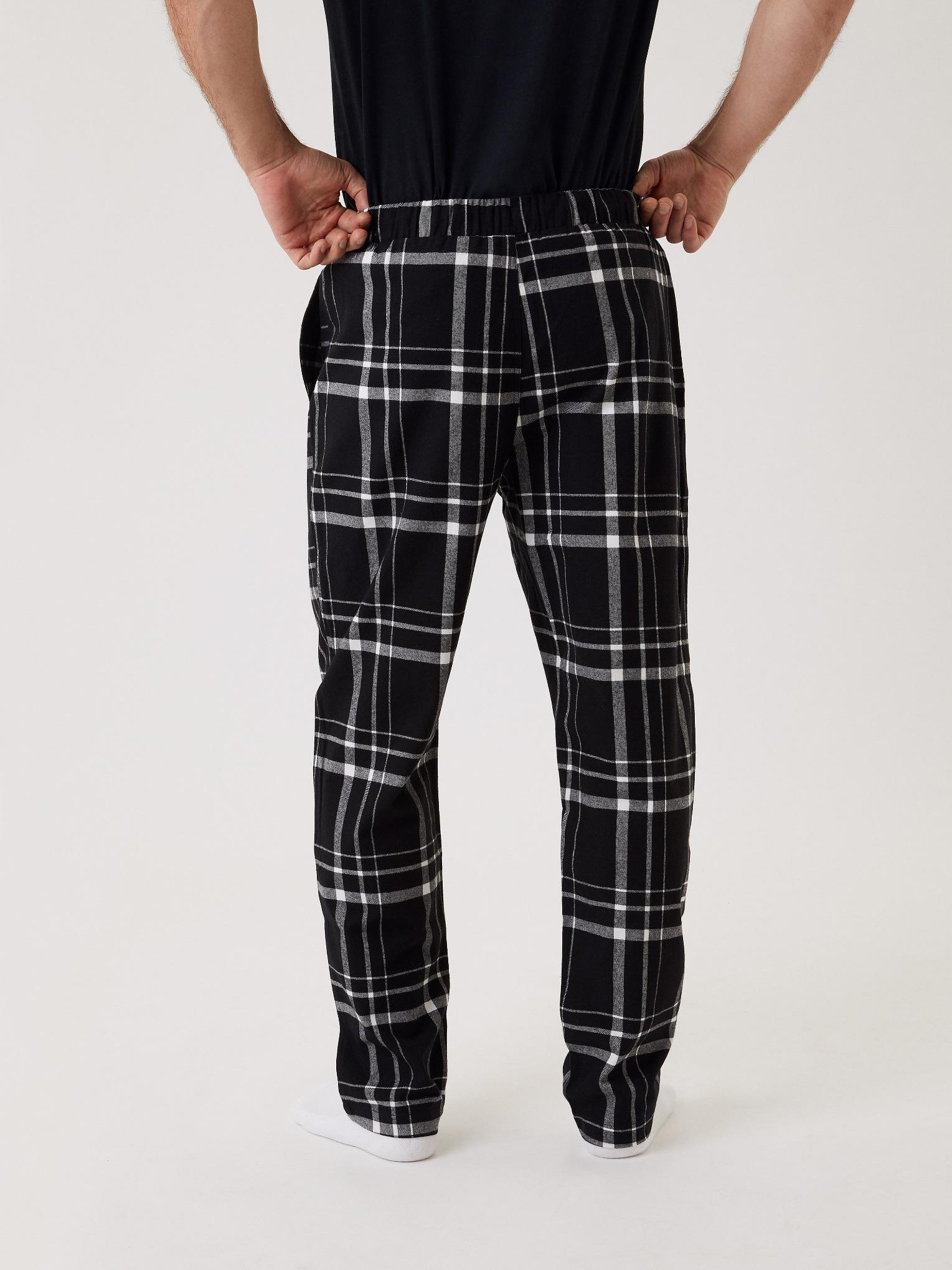 björn borg core flannel pyjamas bomull ruta 10000663