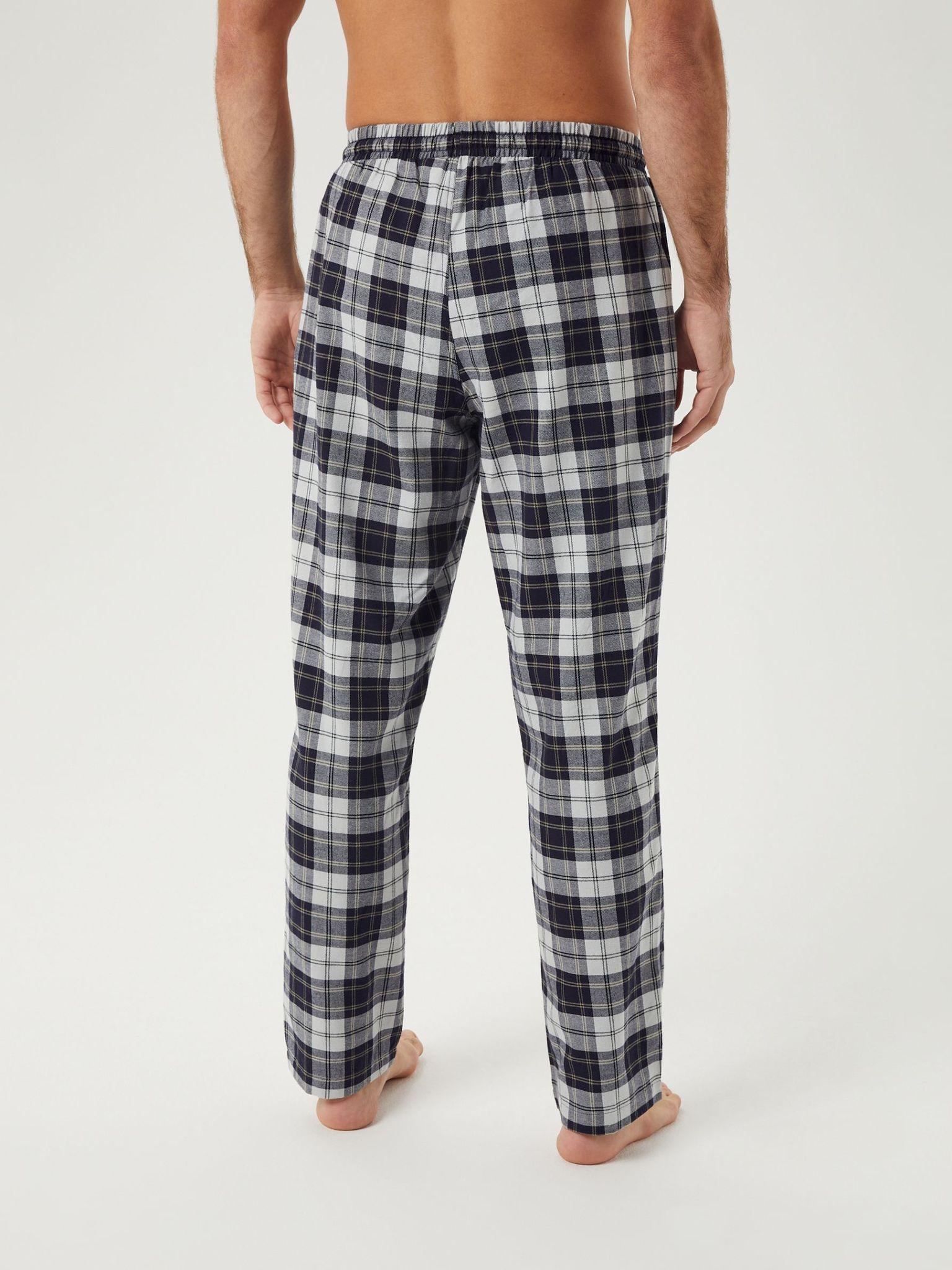 björn borg core flannel pyjamas bomull ruta 10000663
