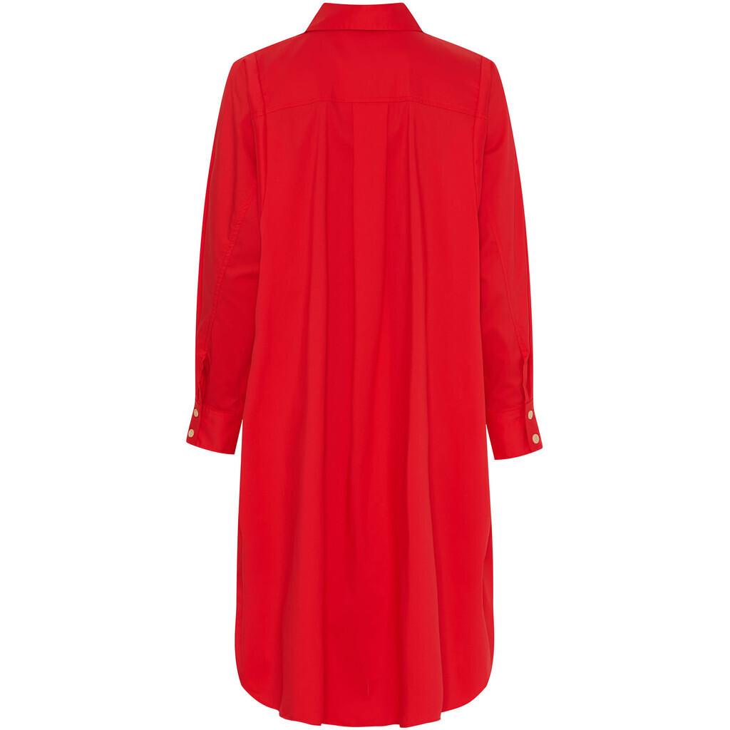 57016 Sigga Dress 432 Fresh Red Back isay sigga dress bomull poplin 57016