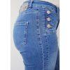 isay como button jeans flared kanppar fram 57089