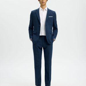 selected homme man oasis linen kavaj kostym 16087870