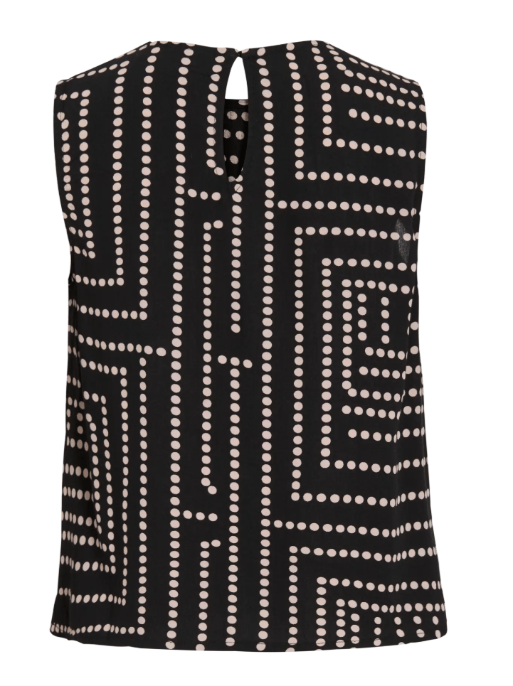 vila frelli klio top viskos mönster 14105413