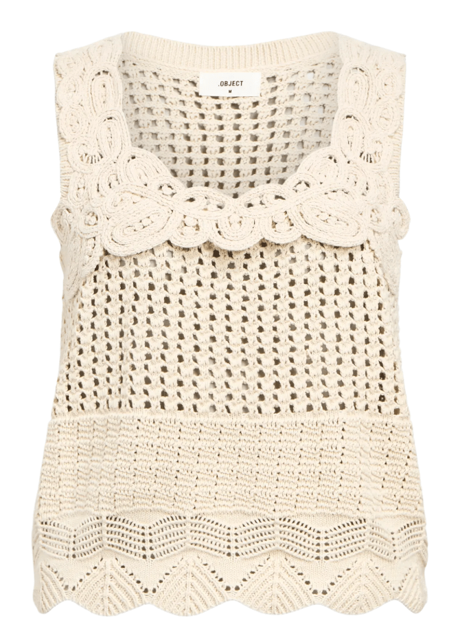 object gerdi knit linne broderi 23046768