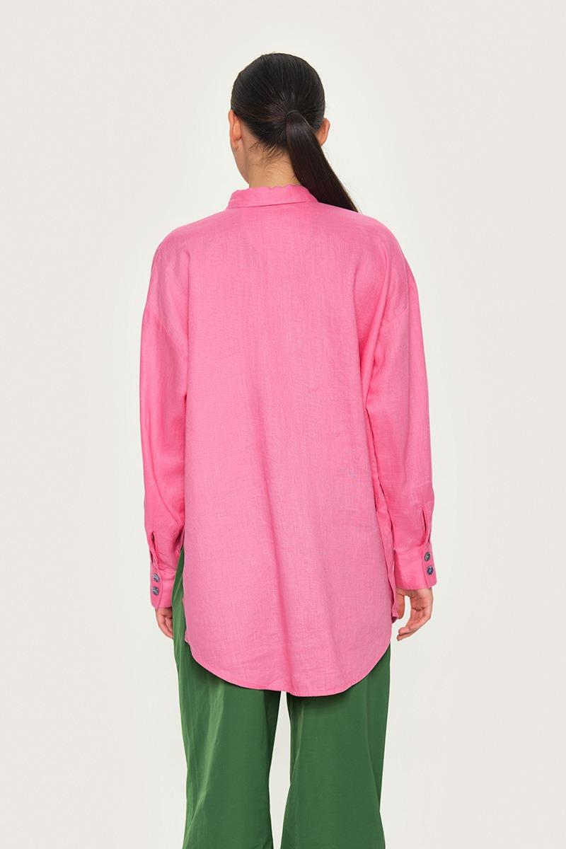 bitte kai rand airy linen shirt skjorta lin ledig slites 14504