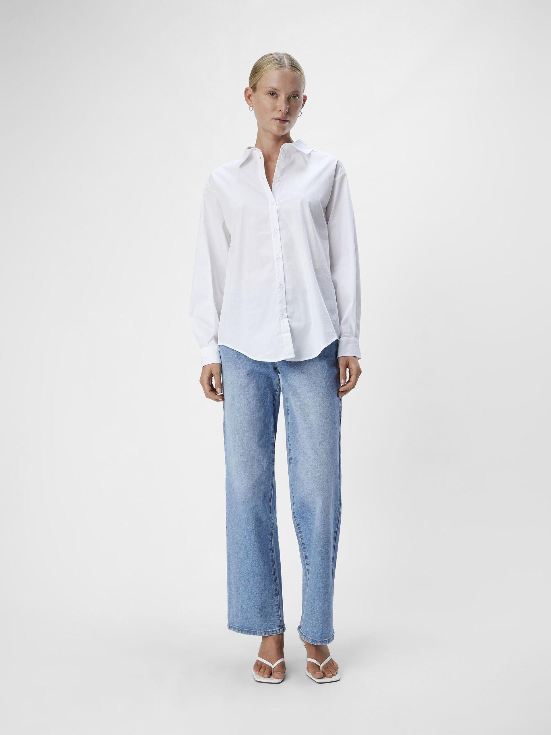 23044666_White_005 object tutta shirt skjorta ledig bomull 230454666