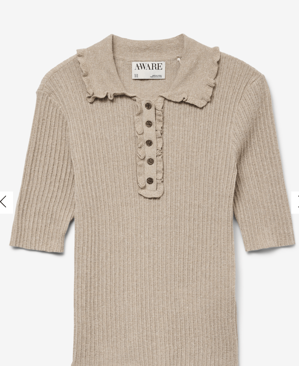 Skärmavbild 2025-06-04 kl. 22.35.02 vero moda shirli tenniströja stickad krage knappar 10329644