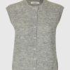 16098808_LightGreyMelange_001 selected femme lulu vest ull knappar ärmlös 16098808