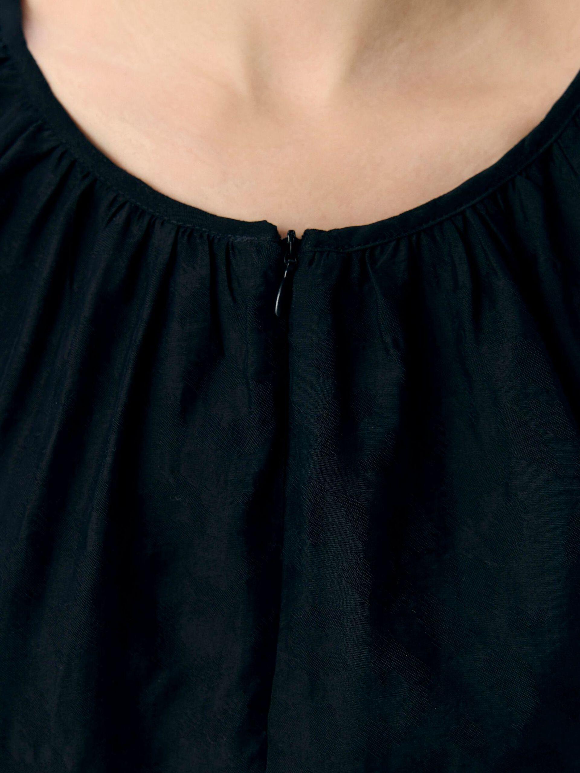 object tru ballongärmad top blus långärm rundhals 23046916