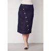 isay como new skirt denim knappar unwashed 57736