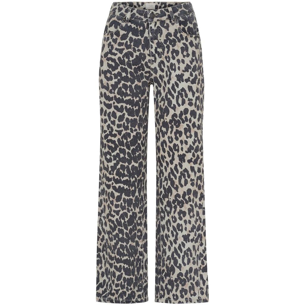 57737 Como Printed Pant M86 Leo Front isay como printed pant byxa mönster leo jeans 57737