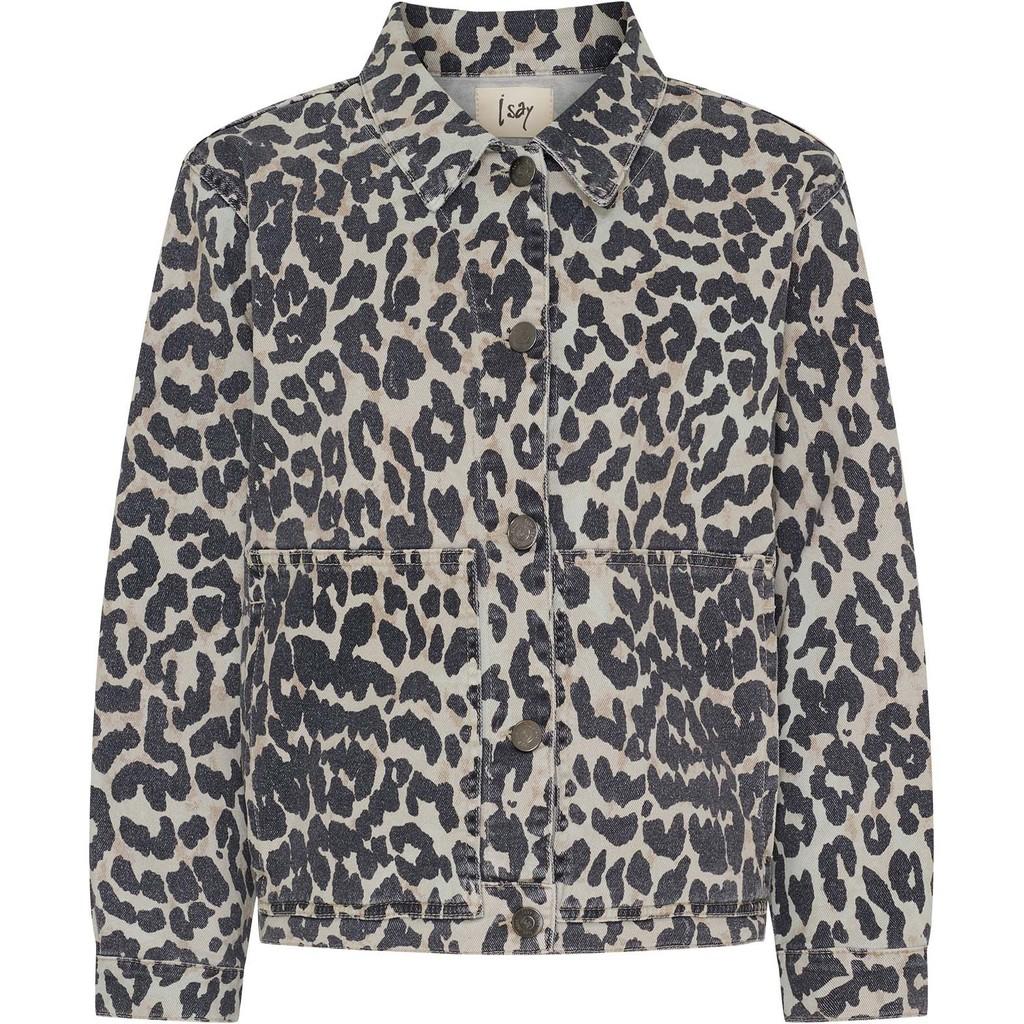 Isay como printed jacket jacka leo stretch 57738