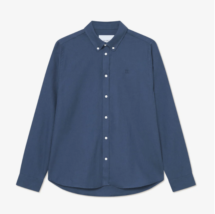 les deux destert shirt reg bomull button down 1000440