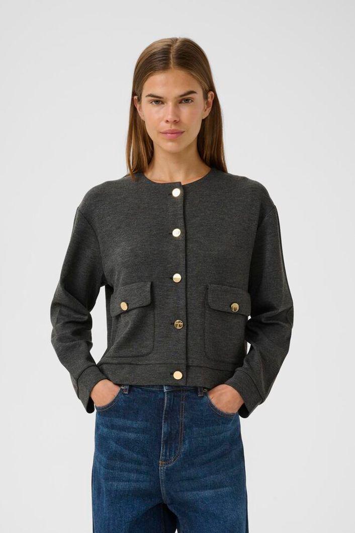 in wear gida vincent jacket jacka viskos melerad guldknappar 30111106