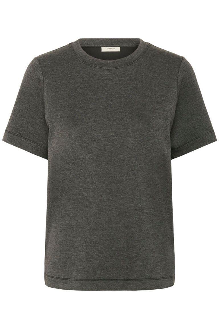 vincent2 in wear vincent karmen tee melange rund hals mjuk viskos 30107053