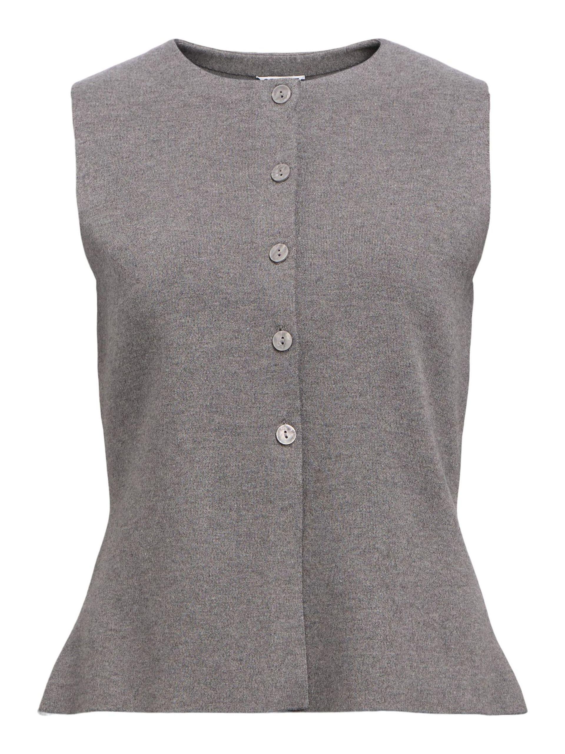 object reynard stickad väst mjuk knappar 23048136