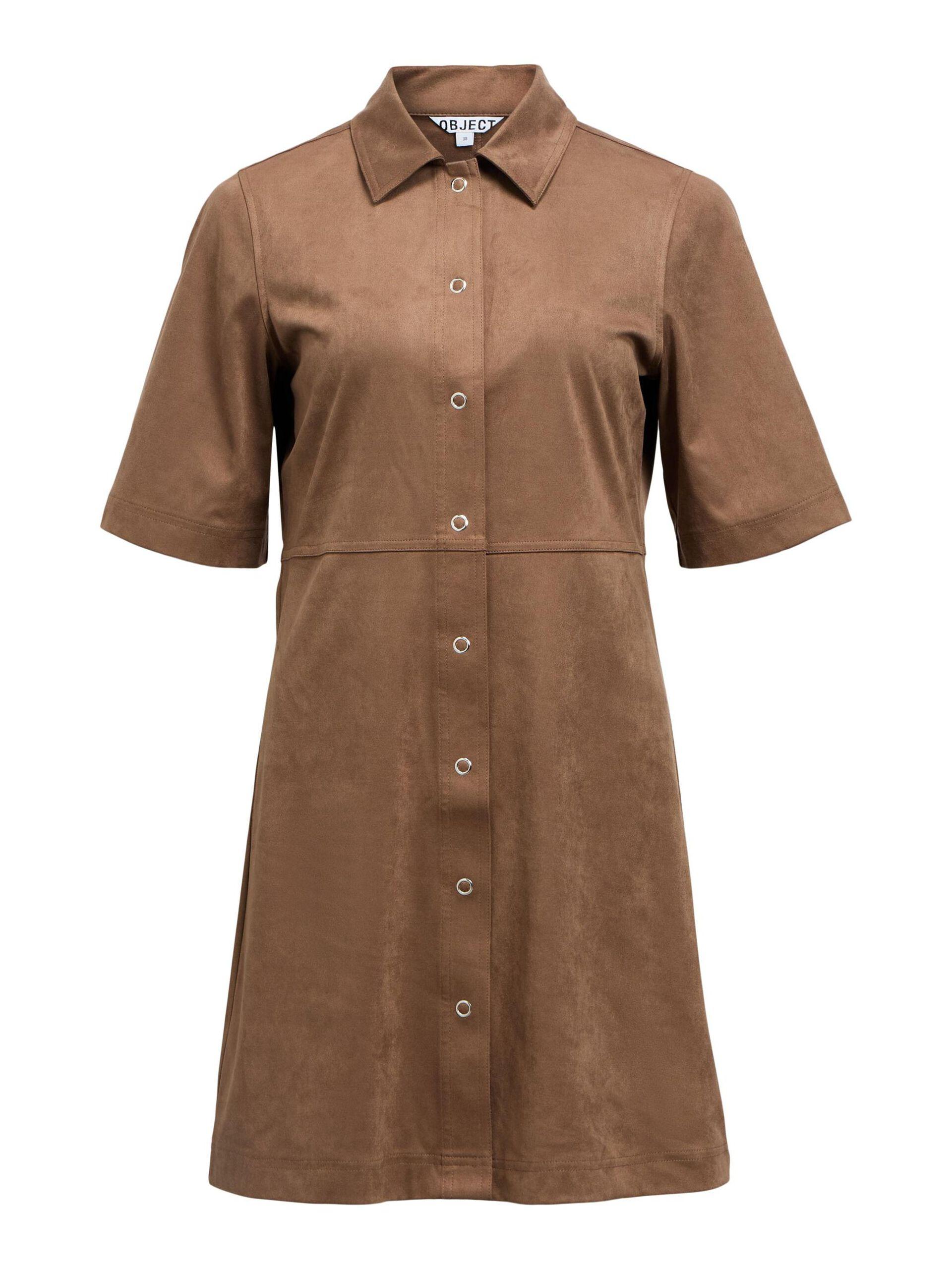 object fenja mididress klänning fuskmocca 23048591