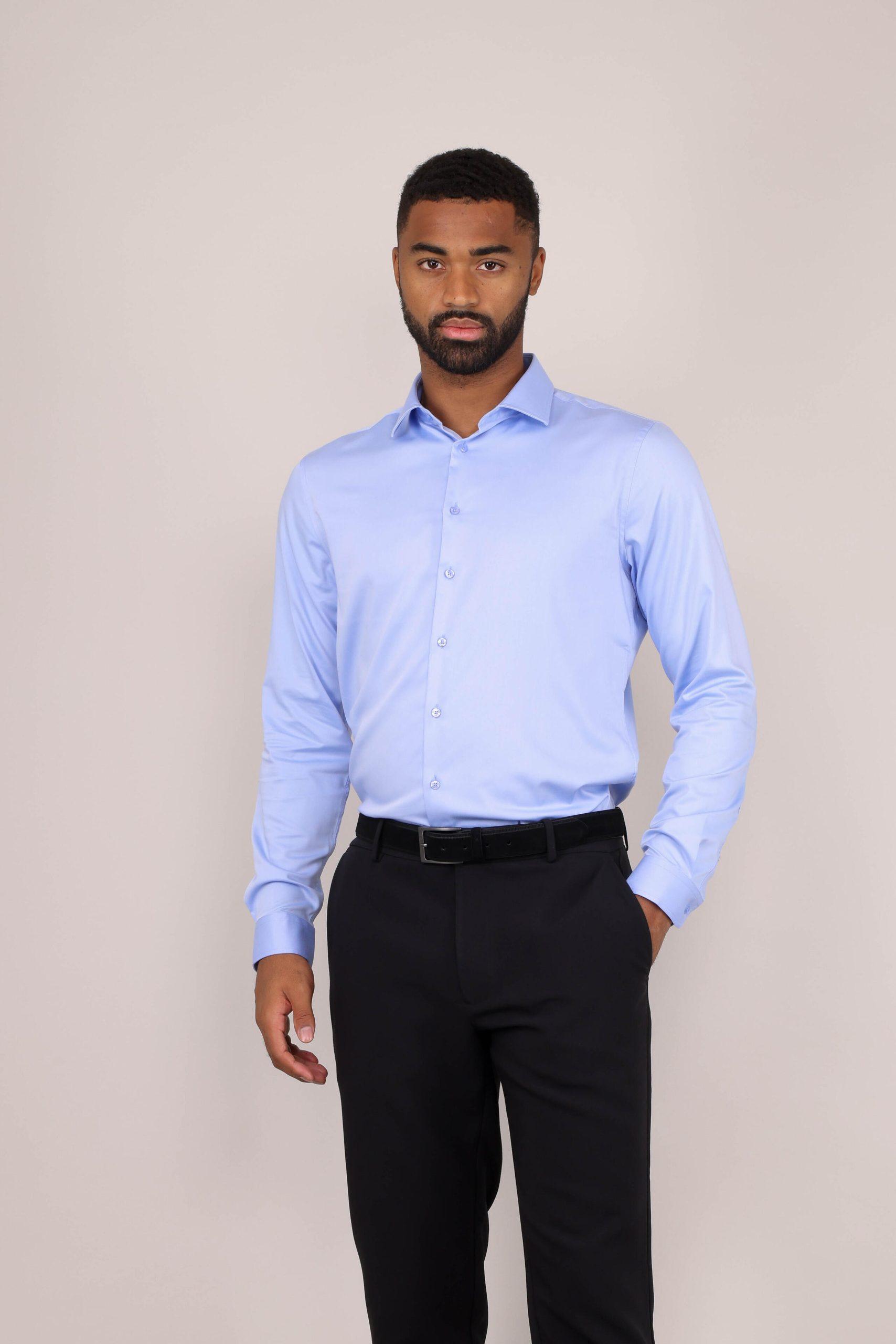 urban pioneers skjorta totti slim fit bambu strykfri 90140
