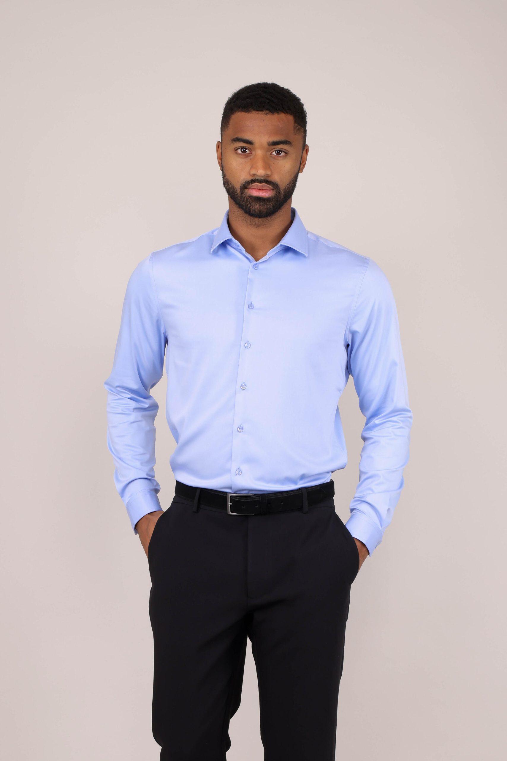 urban pioneers skjorta totti slim fit bambu strykfri 90140