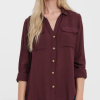 vero moda bumpy shirt viskos långärm 10275283