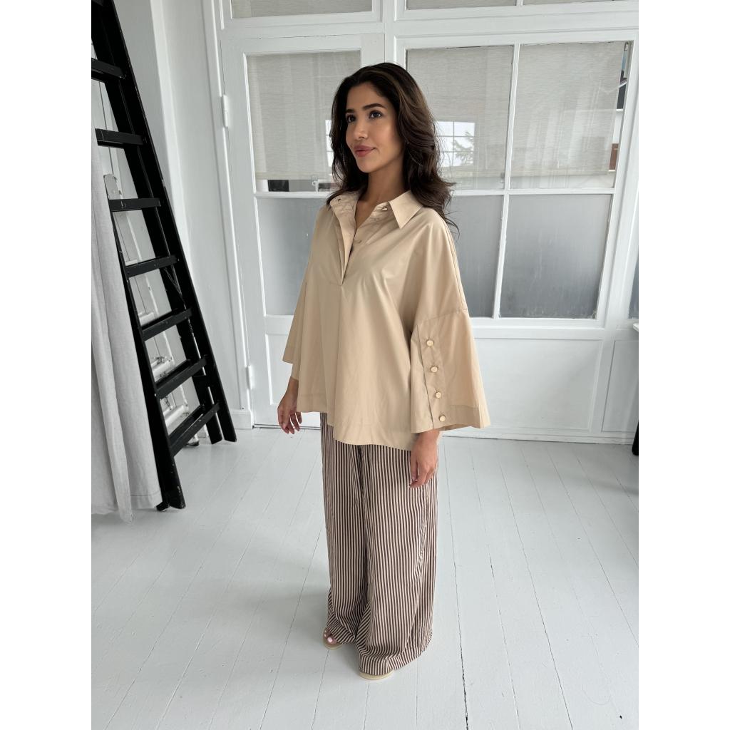 continue shirt blus skjorta vid bomull 15039
