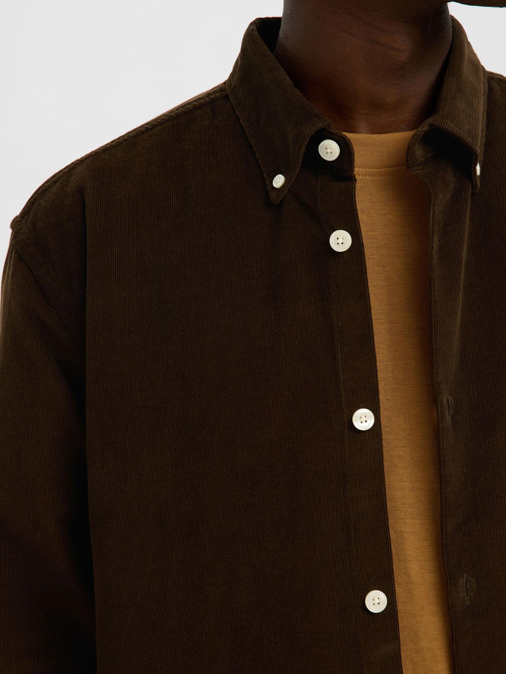 selected homme danni skjorta cord manchester 16098418