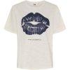 57771 Kora Lip T-Shirt 101 Broken White - front isay kora lip tee kortärm bomull 57771