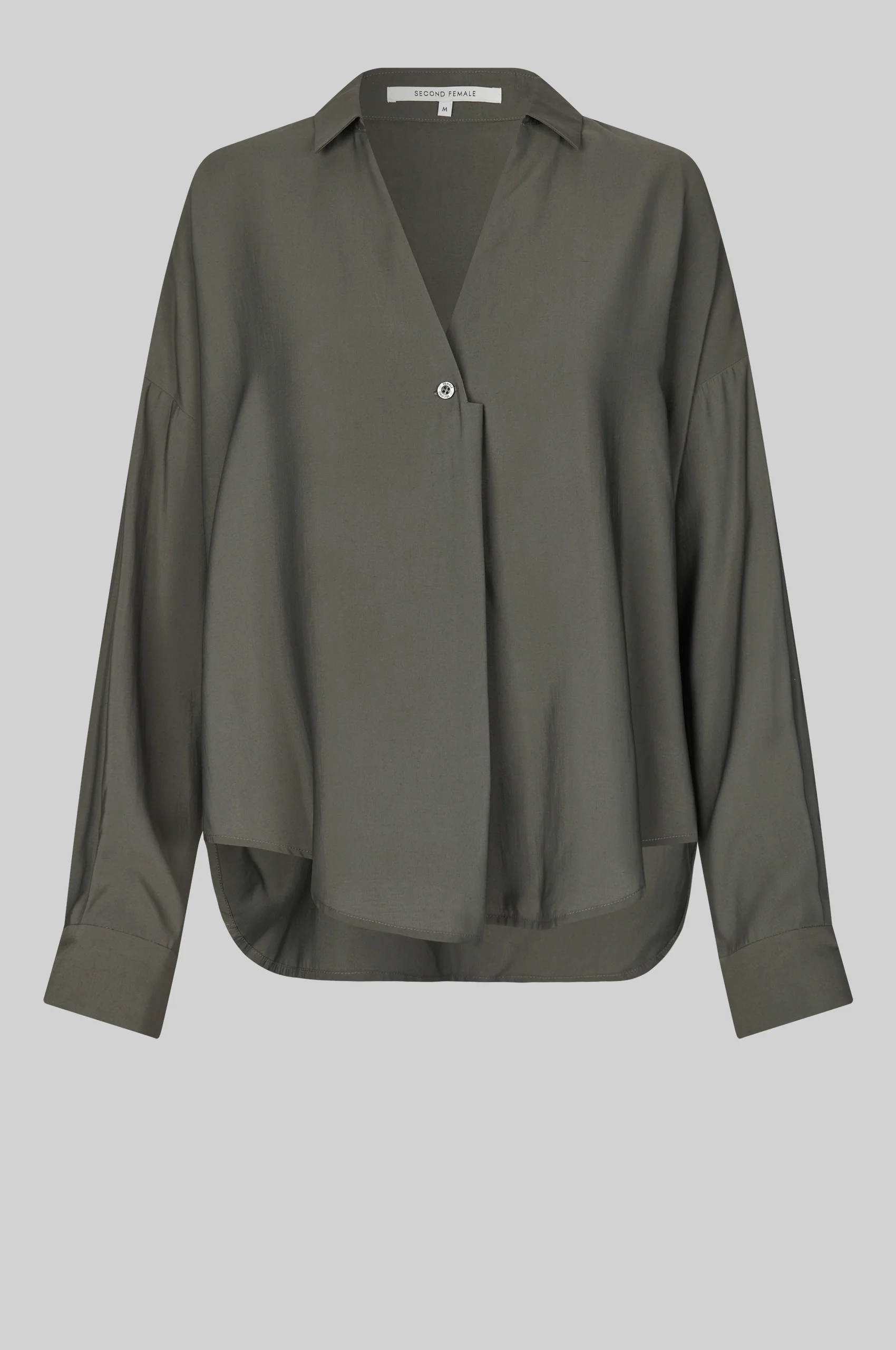 second female timeline blus modal v-neck 60163