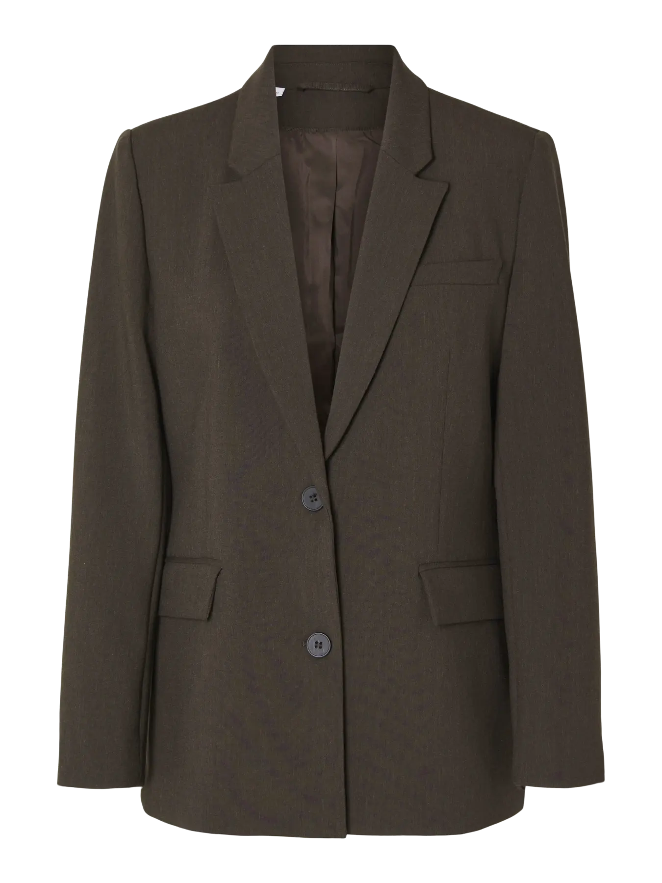 selected femme rita kavaj melange enkelknäppt 16094203