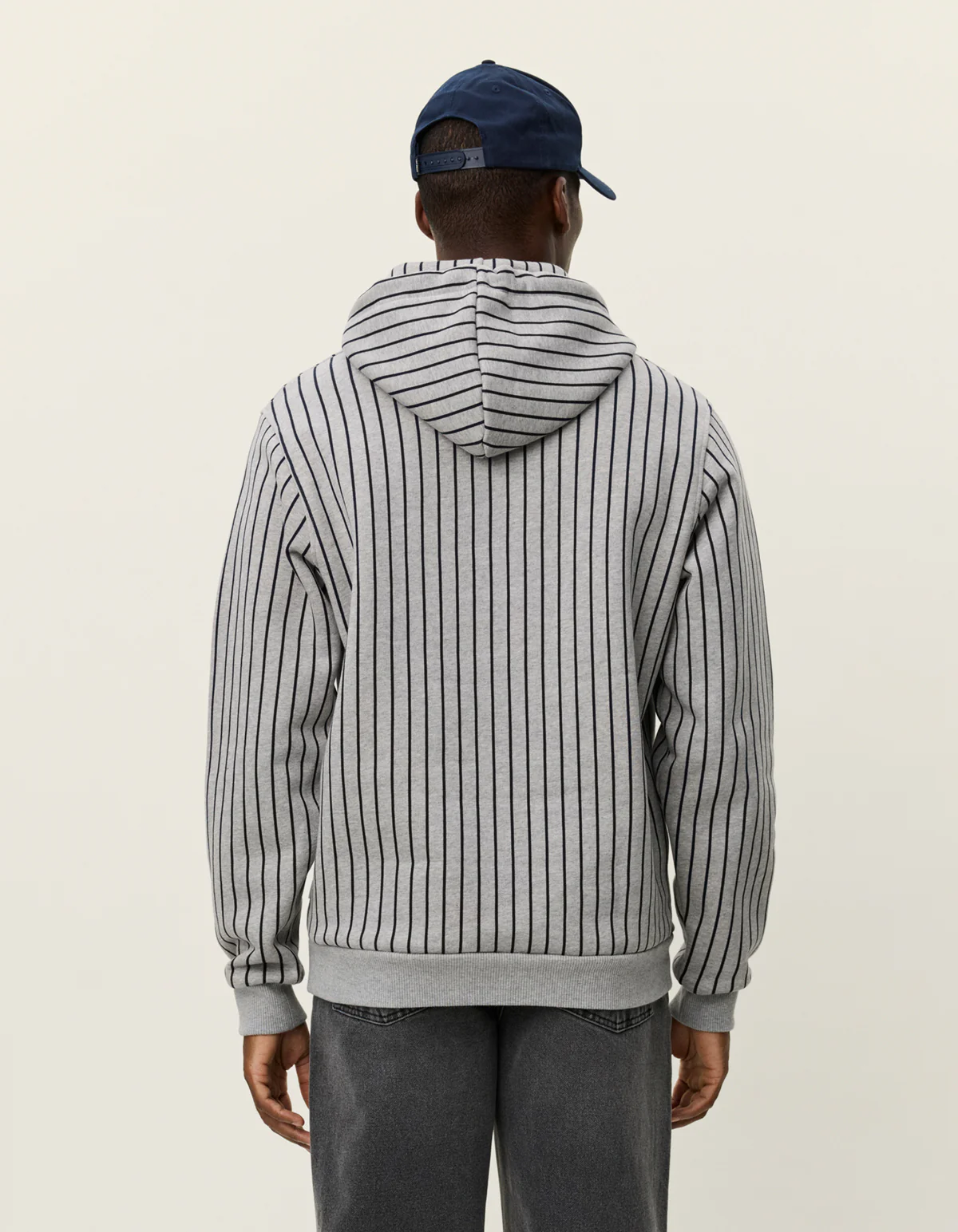 les deux brady ld hoodie pinstripe bomull logo 1001065