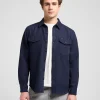 lee jeans workwear skjorta relaxed denim slitstark 112370567