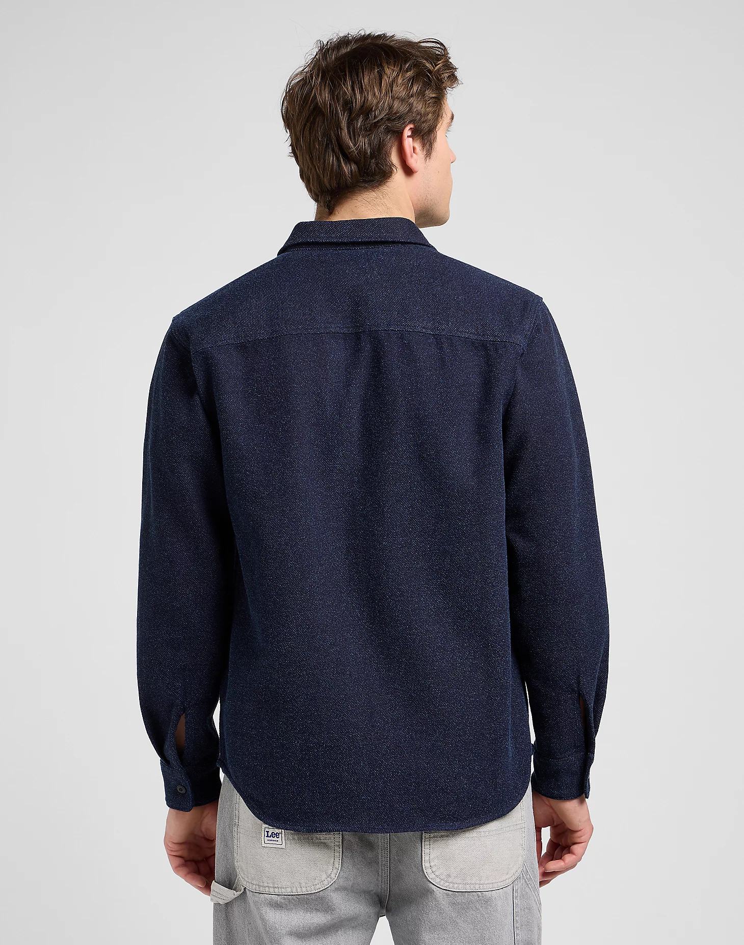 lee jeans workwear skjorta relaxed denim slitstark 112370567
