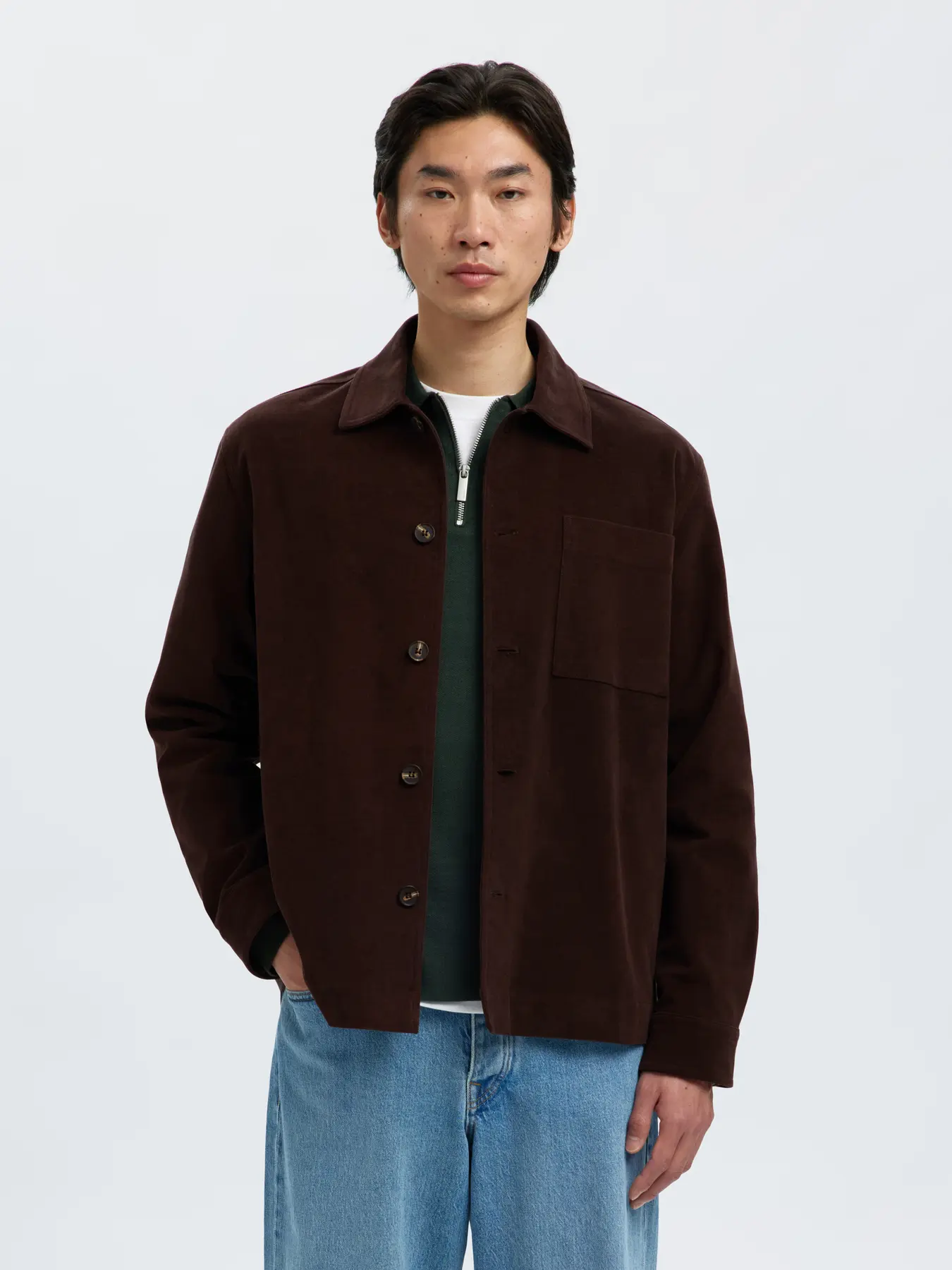 selected homme dylan duca overshirt kraftig kvalitet 16099615