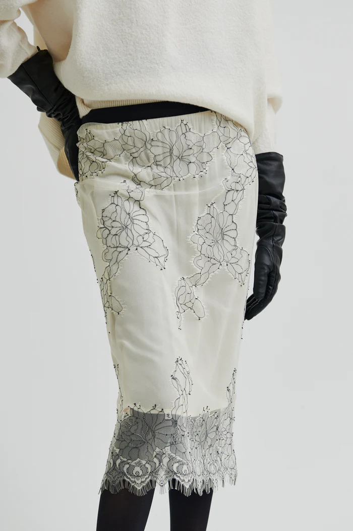 second female wila lace skirt kjol spets fest smal 60340