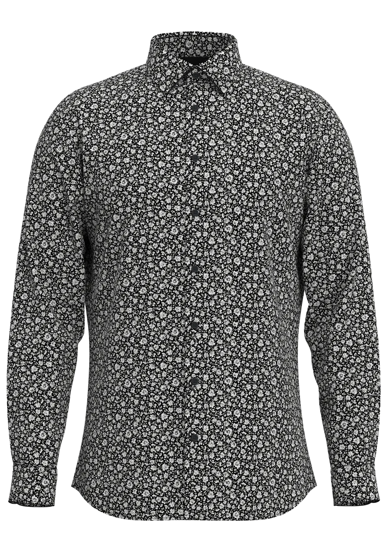 selected homme preformance skjorta mönster elastan fest coll snygg 16096071