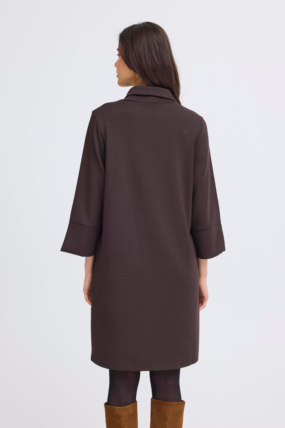 fransa aurora klänning sweat mjuk knälång dress 20617129