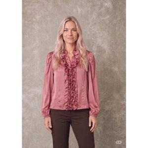 isay steff blouse blus frill blank fest fin 57012
