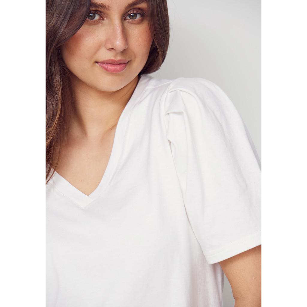 isay tinny v-neck top bomull puff 57868