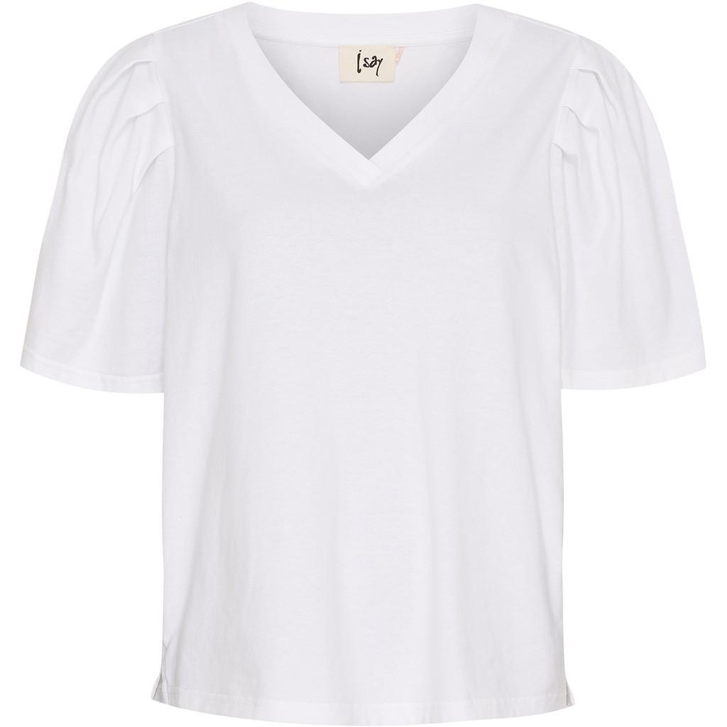 isay tinny v-neck top bomull puff 57868